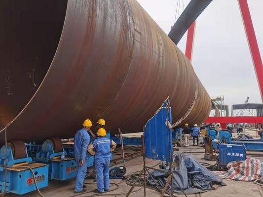 1000mm Behälter 200T, der Rolls für Offshorewind-Turm dreht