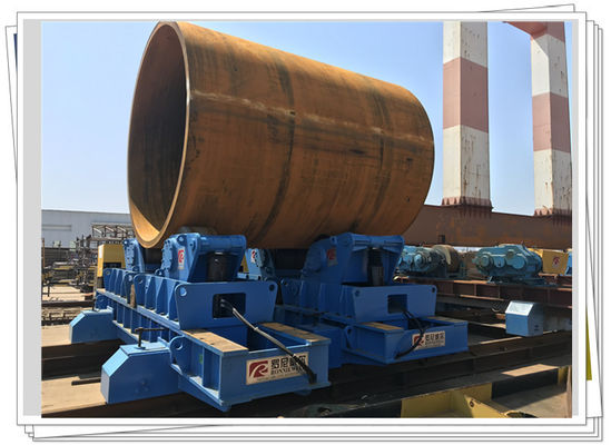Offshoregrundlage Pin Piles Welding Turning Roller mit Stahlfelge