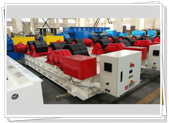 Gummireifen-herkömmlicher schweißender Rotator reparierte Tanker des Drehen-Rollen-Bett-60t